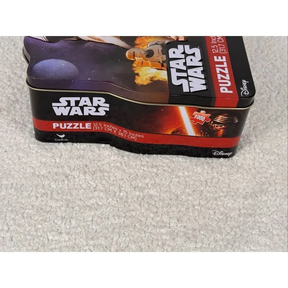 Disney Star Wars The Force Awakens 1000 Piece Jigsaw Puzzle - Collectible Tin